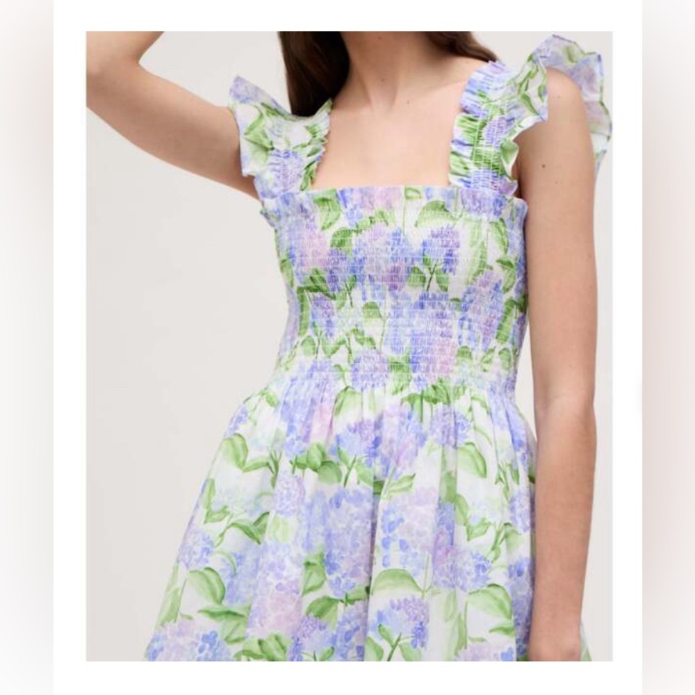 Hill House Home Blue Hydrangea Elizabeth Nap Dress M